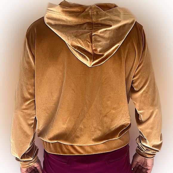 NWOT Fabletics Donna Velour Hoodie in Light Honey, Womens size S small - Picture 5 of 11